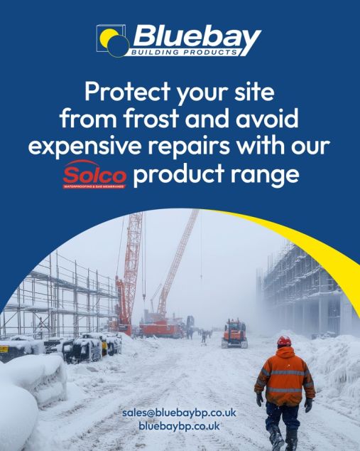 Bluebay Building Products, we offer a wide range of winter and frost protection solutions, shipped direct to site from our UK branch network
